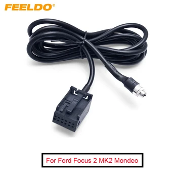 FEELDO 1PC Автомагнитола CD-плеер Вспомогательный аудиокабель для Ford Focus 2 MK2 Mondeo Aadpter Wire #AM1406