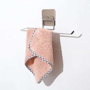Подвесной держатель для туалетной бумаги Стойка для крепления Стойка для полотенец без перфоратора Туалет