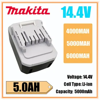 Makita 14,4 В 5,0 Ач Литий-Ионная аккумуляторная батарея для Makita Mak BL1415G BL1413G BL1460G DC18WA UH480D UH520D UM165D UR140D DMR106