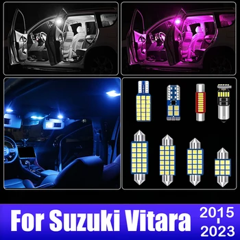 Для Suzuki Vitara LY 2015 2016 2017 2018 2019 2020 2021 2022 2023 5 шт. Автомобильные светодиодные лампы Интерьерные купольные лампы Аксессуары для освещения багажника