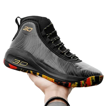 2023 Баскетбольная обувь Мужские кроссовки Мужская баскетбольная обувь для мальчиков Осень Высокий Топ Противоскользящая спортивная обувь на открытом воздухе Тренер Женщины Zapatillas