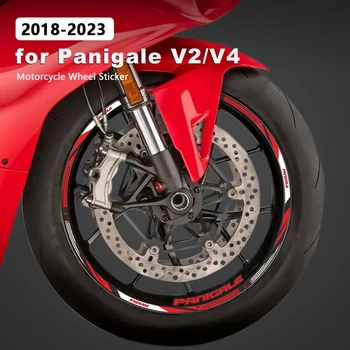 Наклейка на колесо мотоцикла водонепроницаемая для аксессуаров Ducati Panigale V4S Panigale V4 S V2 959 1299 899 1199 2012-2023 Наклейка на обод