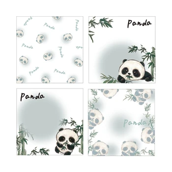 Lovely Panda Sticky Note Самоклеящиеся блокноты Posted Writing Pads Stickers 50 листов для детей, подростков, взрослых