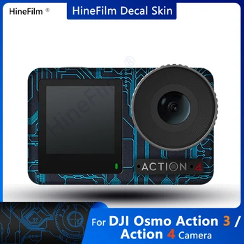 Osmo Action 3 Наклейка на камеру Skin Wrap Cover для DJI Osmo Action 3 / Action 4 Camera Premium Sticker Защитная пленка против царапин