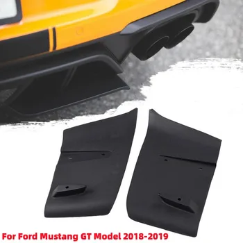 1Pair Авто Задний Бампер Диффузор Вахта Аэро Фольга Комплект Подходит Для Ford Mustang GT Модель 2018-2019