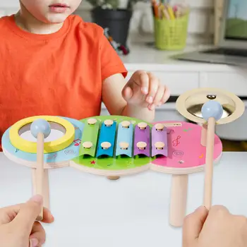 2 шт. Монтессори Ударный инструмент Развивающие игрушки Ритм Детский музыкальный инструмент для детей в возрасте от 3 до 10 лет Игрушки для вечеринок