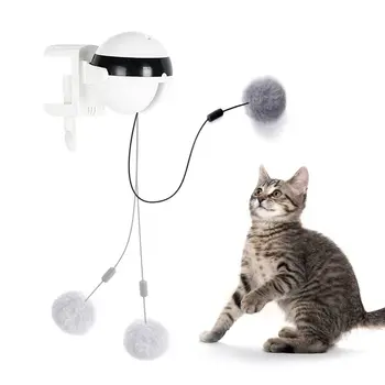  Cat Toy Электрическая Автоматическая Подъемная Движение Интерактивная Головоломка Релаксация Умный Питомец Кошка Тизер Мяч Pet Supply Подъемные игрушки