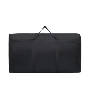  Складная сумка для хранения из ткани Oxford Контейнер для хранения одеял Домашний органайзер Сумки для переезда Утолщенная усиленная молния Черная сумка
