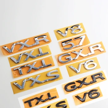  Автомобильный стайлинг V6 V8 5.7 GXR VXR TXL VXL VXL VXS Эмблема Задняя буква Логотип Багажник Крышка Наклейка Для Land Cruiser Prado