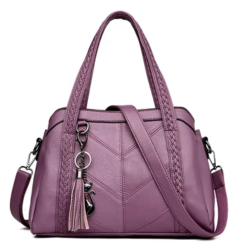 NEW Bolsa Tassel Кожаные роскошные сумки Женские сумки Дизайнерские женские сумки Высококачественные женские сумки через плечо для женщин 2019
