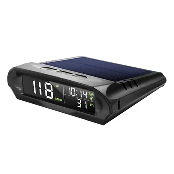 1 Комплект Универсальный HUD X 98 Авто Солнечный Цифровой Счетчик Солнечный Автомобиль Время Высота Температура Скорость Сигнализация