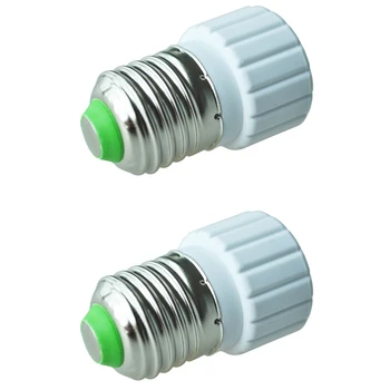 2X E27 to Gu10 Удлинить основание Светодиодная лампочка Cfl Адаптер лампы Преобразователь Винтовая головка