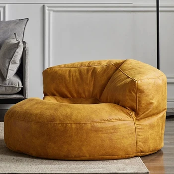Современный ленивый диван Eanbag Удобные мягкие скандинавские большие диваны для отдыха Индивидуальный романтический канапе Трансформируемая мебель для дома