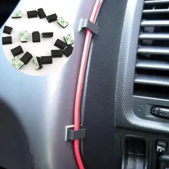 40pcs Автомобильный USB-зарядный шнур Держатель провода для ford Focus Kuga Fiesta Ecosport Mondeo Escape Explorer Mustang