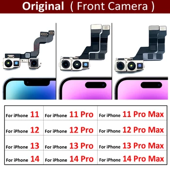 Оригинальная новая фронтальная камера для IPhone 11 12 13 14 Pro Max Plus Mini Front Camera Flex Cable