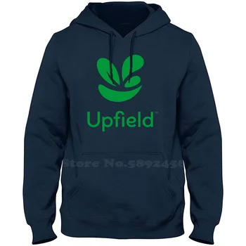  Логотип Upfield Высококачественная толстовка с капюшоном из 100% хлопка Новая толстовка с принтом