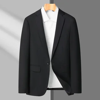 2023 Новый высококачественный костюм Сплошной цвет Повседневная деловая мода Все подходит Красивый корейский вариант Тонкий блейзер Пальто