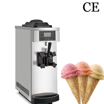 Высококачественный торговый автомат для мягкого мороженого с одним вкусом Коммерческий бытовой аппарат для замороженного йогурта