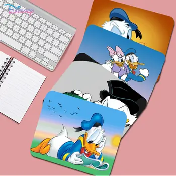 Disney Cute Daisy Duck Cartoon Mousepad Нескользящий Lockedge Клавиатура Большой коврик для мыши Подушка для ноутбука Нескользящая для спальни девочек-подростков