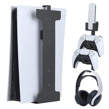 Крепления Настенное крепление для PS5 Стальной комплект настенного крепления для PS5 Держатель подставки Диск/Цифровой