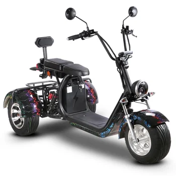 Dogebos Емкость Мощно Большой Дальность Дешевая Мобильность Трайки 3 Колеса Электрический Трехколесный Скутер Citycoco Скутеры Взрослый