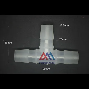 17,5 мм T tpye equant Connector Equal Tube Joiner Material PP Пластиковый фитинг Аквариум для аквариумов