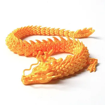 3D-печатные мифические фигурки драконов Многошарнирная подвижная ручная шарнирная игрушка дракона для детей взрослых День рождения Новый год