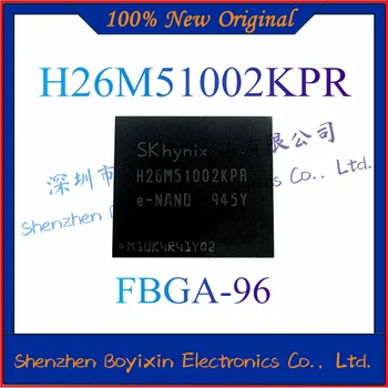 НОВИНКА H26M51002KPR Оригинальный оригинальный чип памяти EMMC емкостью 16 ГБ. Пакет FBGA-96