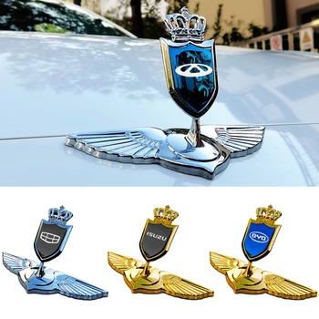 Высокое качество Для Nissan Модифицированный металлический 3D стоящий автомобиль передний капот наклейка эмблема угловые крылья эмблема значок выделенный логотип капота