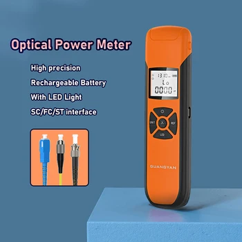 Измеритель оптической мощности G10 Аккумуляторная батарея Высокоточный волоконно-оптический измеритель мощности Кабельный тестер Инструмент Mini OPM с вспышкой