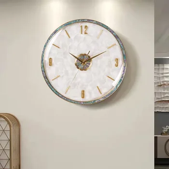 Европейские классические настенные часы Эстетика Стильный минималистичный Роскошные скандинавские настенные часы Батарея Уникальный тихий Reloj Pared Дизайн дома
