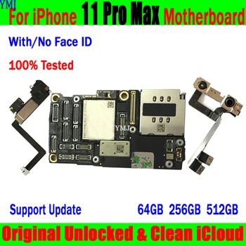 Поддержка обновления IOS для материнской платы IPhone 11 Pro Max Чистая материнская плата Icloud 64 ГБ 256 ГБ 512 ГБ 100% проверено Бесплатная доставка