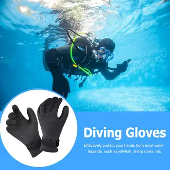 1 пара 5 мм Мужские и женские перчатки для дайвинга Нескользящие варежки с защитой от царапин Водолазное снаряжение для подводного плавания Гребля Серфинг