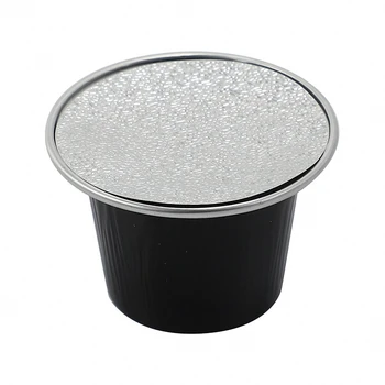 250Sets Многоразовые кофейные капсулы Чашка Одноразовые кофейные капсулы Упаковка Кафе Принадлежности для Nespresso Black