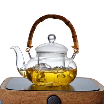  Термостойкий стеклянный чайник для кипячения воды Чайник Пуэр Чайник Гайвань Чайник для чая в чашке Чайник Пуэр Набор Горшки Заварочный Кувшин