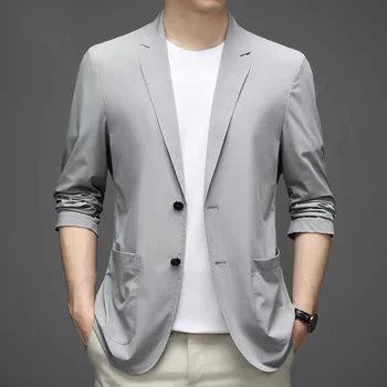 Z510-Мужская осенняя новая свободная маленькая куртка в маленьком костюме корейская версия тренда британского стиля на отдыхе на западе