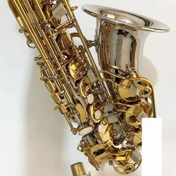 Профессиональный альт-саксофон вниз E-tune O37 оригинальная структура гравировка изысканный узор игра на альт-саксофоне, джазовый инструмент