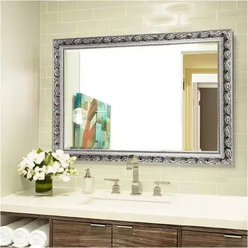 Навесные зеркала для декора гостиной в ванной комнате, 32