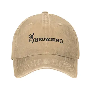 Панк Хлопок Браунинг Логотип Бейсболка Для Женщин Мужчин Дышащие Пистолеты Папа Шляпа Производительность