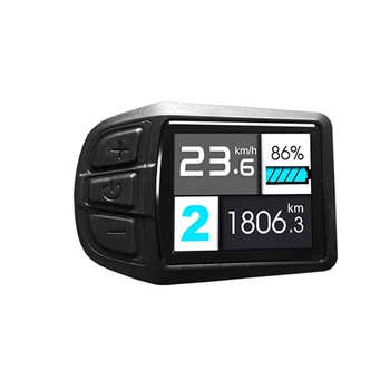 ЖК-дисплей TFT UKC3 Индикатор скорости батареи Индикатор времени батареи для электрического велосипеда 24 В 36 В 48 В Комплект для преобразования двигателя, водонепроницаемый