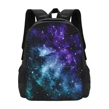 фиолетовый бирюзовый Galaxy Nebula Dream #1 #Decor #Art Школьные сумки для девочек-подростков Дорожные сумки для ноутбука Графический дизайн Абстрактная научная фантастика