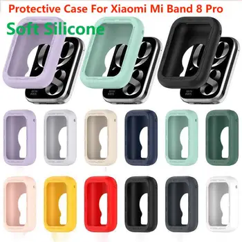 TPU Защитный чехол для Xiaomi Mi Band 8 Pro Смарт-часы Ремешок Мягкий силиконовый бампер Защитный корпус Аксессуары Miband 8Pro