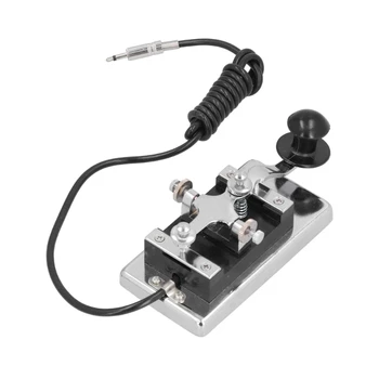 2024 Новый Morse 4KCW TelegraphKey DIY Телеграфный нержавеющий ручной коротковолновый радиоприемник Морзе Учебные пособия