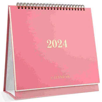 Настольные мольберты для рисования Календарь планирования Планировщик на 2024 год Ежемесячный стол заказов - Бумажные настольные офисные календари на 2025