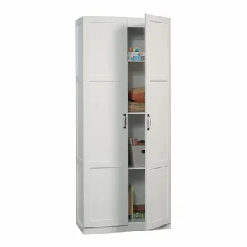 Sauder Select 2-дверный высокий шкаф для хранения, белая отделка 2023