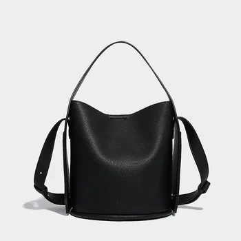 Роскошная дизайнерская сумка-ведро Сумка через плечо 2023 Новая женская сумка большой емкости