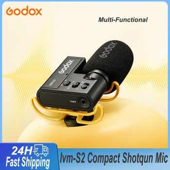 Godox Ivm-S2 Многофункциональный Компактный Микрофон Для Мобильного Телефона Slr Камера Живая Запись Интервью Конденсатор Микро