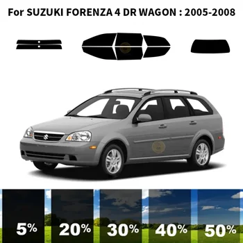  предварительно нарезанная нанокерамика автомобиль УФ тонировка окон комплект автомобильная оконная пленка для suzuki forenza 4 DR WAGON 2005-2008
