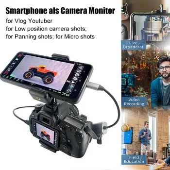 Android Телефон Планшет Камера Монитор HDMI Адаптер для видеоблога Ютубер Режиссер Видеозахват Карта Устройство DVD Камера Запись в реальном времени