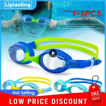 1 ~ 6 шт. Взрослые очки для плавания Анти-туман Защита от ультрафиолета Очки для плавания Мягкая силиконовая накладка для носа Anti Leakage для взрослых мужчин и женщин